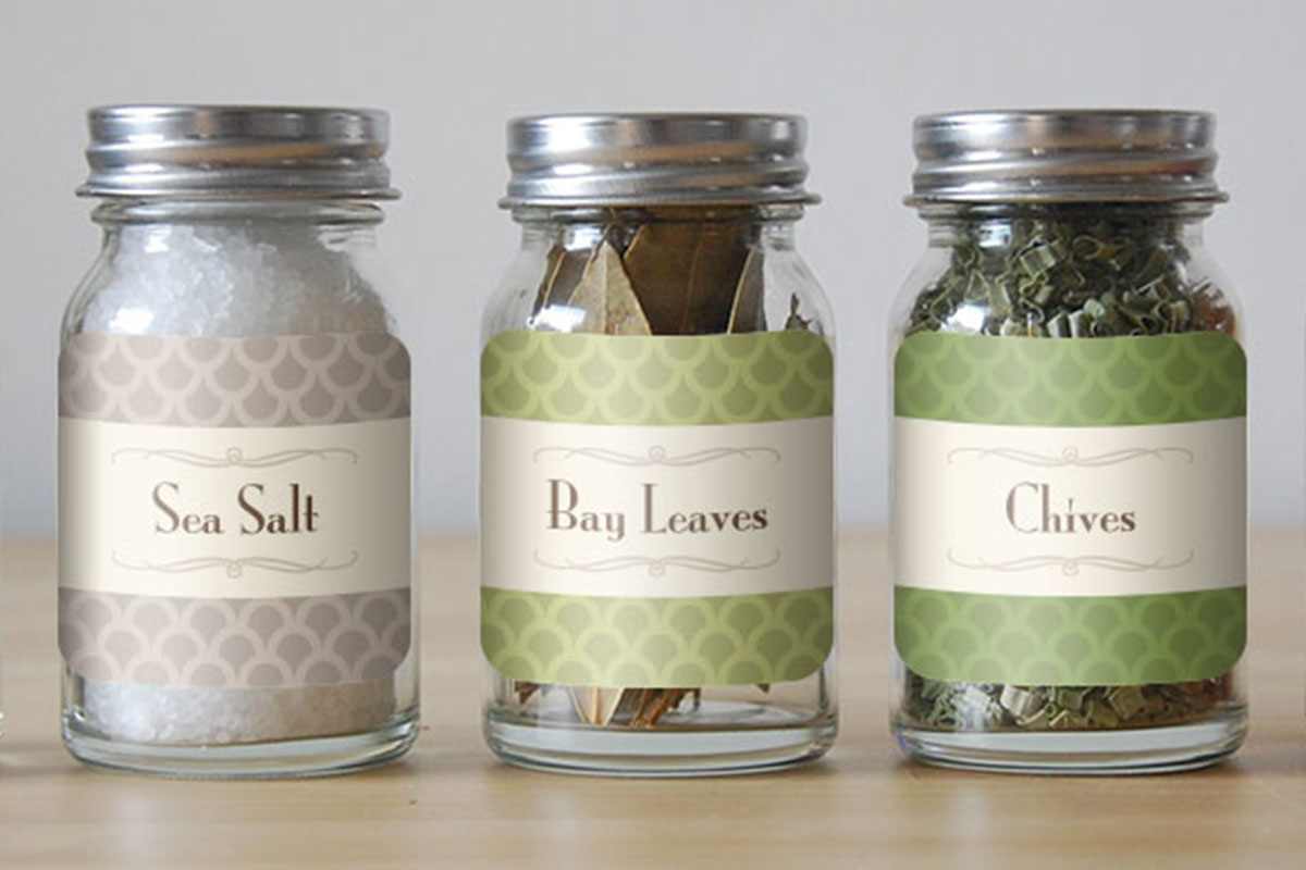 Jar Label Printing - Custom Shapes and Sizes